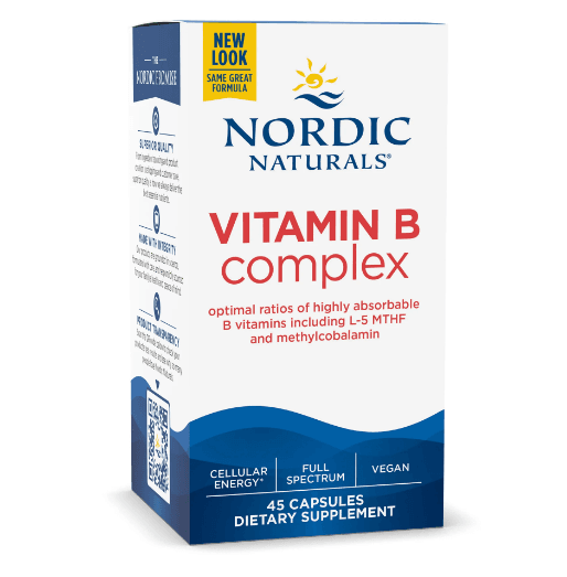 nordic naturals vitamin b complex supplements box