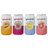 Spindrift Sparkling water non-alcoholic options variety pack. 4 options