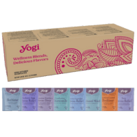 Yogi Tea Stress and Tea Self-Care Essentials Sampler pack with 8 kinds
