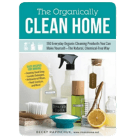 Organically Clean Home Book for environmentally friendly all natural cleaning recipes