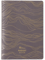 Erin Condren Brown and gold Financial Wellness budget planner
