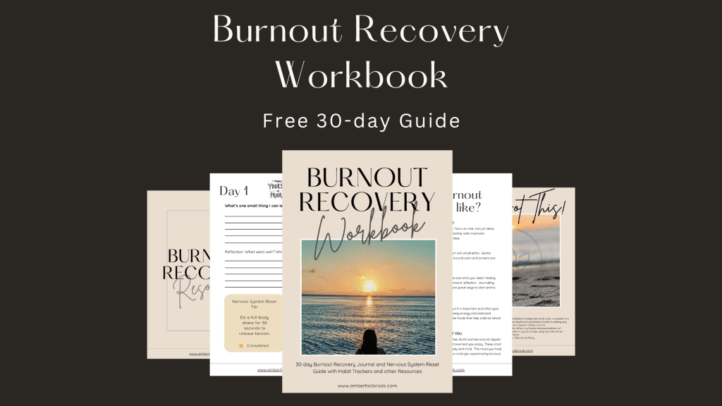 journal prompts for burnout recovery